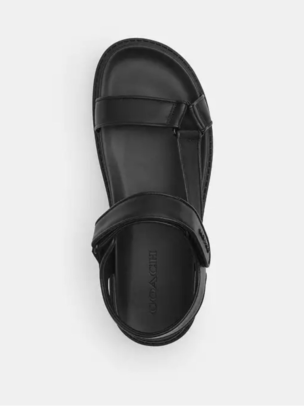 COACH Black Sporty Dad Sandals— Size 11 - Picture 2 of 7
